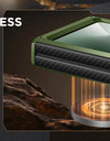 for Z Flip 6 Case with Kickstand Belt-Clip Hinge Protection Cover Screen Protector Military Grade Shockproof Phone Case
