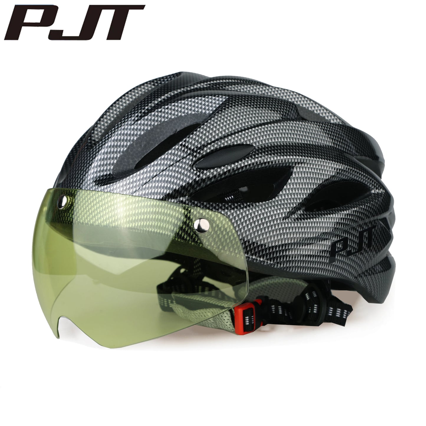 Lightweight Cycling Helmet With Magnetic Goggles And Adjustable Fit