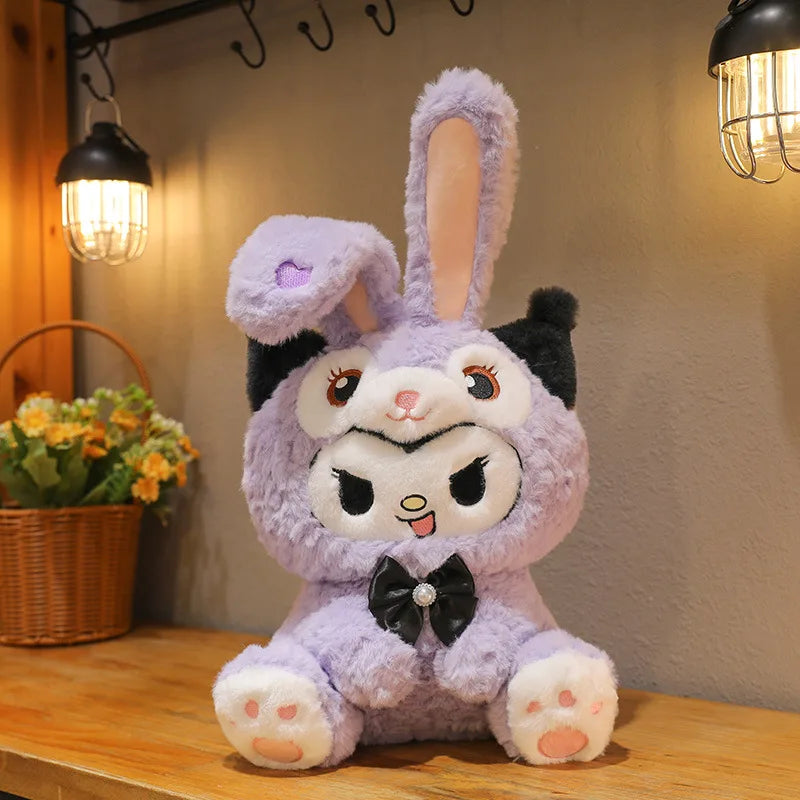 Kawaii Kuromi Transformation Plush Toy Soft Stuffed Doll