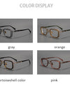 eyeglass frames titan Prescription men reading glasses women Myopia Computer blue light prevention discoloration