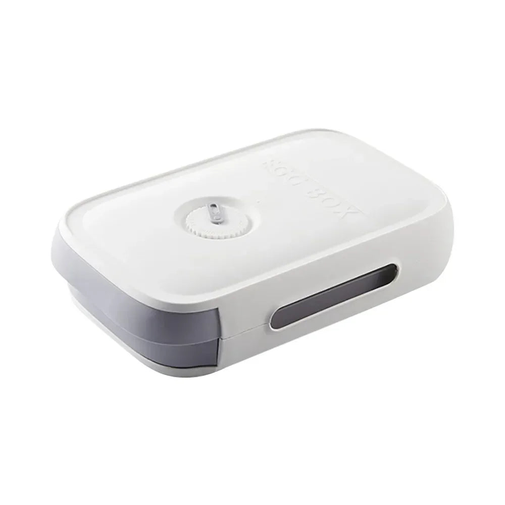 Automatic Rolling Egg Holder Stackable Drawer Storage Box – Space-Saving Refrigerator Kitchen Organizer