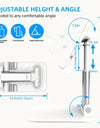 Foldable Mobile Phone Holder Stand Tablet Desk Mount Table Flexible Adjustable Desktop Live Lazy Bracket Support For All Phones