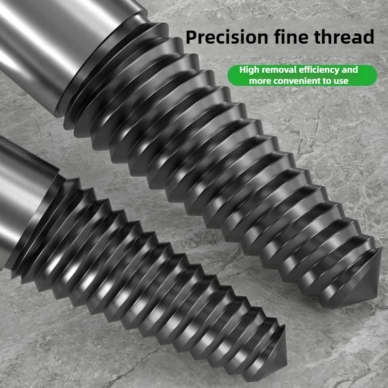 5PCS/6PCS Broken Damaged Screwdriver Extractor Drill Bit Set Carbon Steel Double Side Screw Pull Center Drill Bits