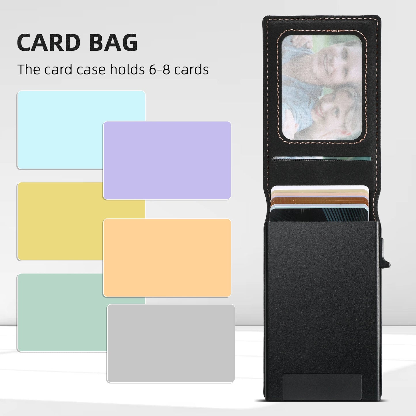 Magnetic PU Leather Wallet Case with Card Slot & Kickstand for Samsung Galaxy S26 Ultra / S25 Plus – Wireless Charging Cover