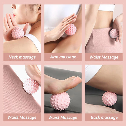 Durable TPR Spiky Massage Ball Trigger Point Sport Fitness Hand Foot Pain Relief Plantar Fasciitis Reliever Hedgehog Balls