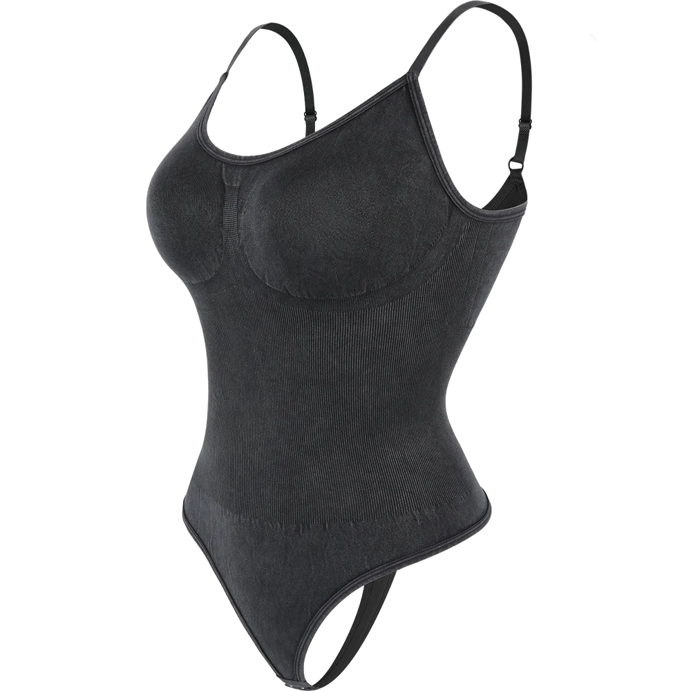 Thong Shaping Bodysuit for Women – Tie-Dye Tummy Control Shapewear