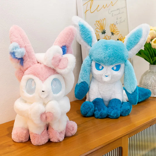 Pokémon Eevee Glaceon Sylveon Leafeon Plush Toy 40cm 45cm