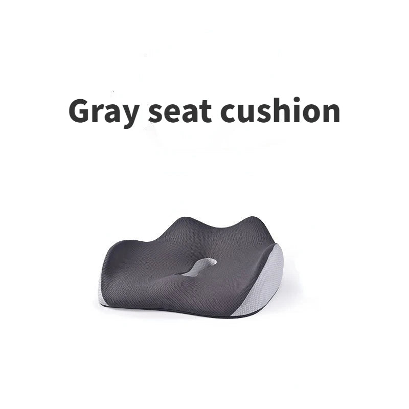 Ergonomic Seat Cushion with Hand Washable Cover Waist & Hip Support Comfort Orthopedic Cushion for Office Car Home