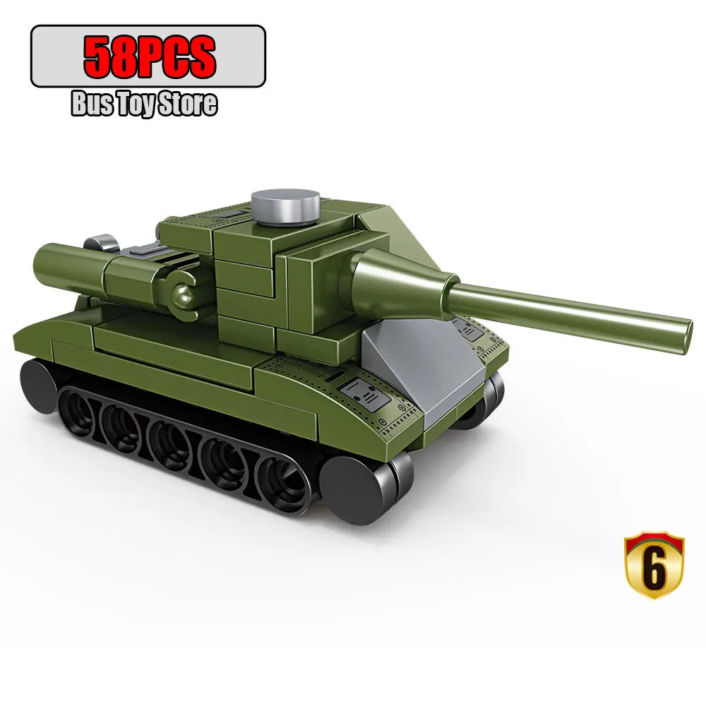 Aircraft Tank Aircraft Carrier MODERN EOLIPMENT MODERN WAR INFORMATION WW2 Military Model Building Blocks Bricks for Boy