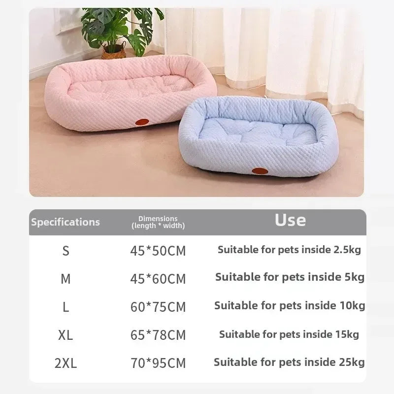 Cooling Pet Bed Sofa Mat for Dogs and Cats