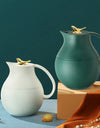 950ml Retro Insulated Flask Kettle Vacuum Thermal Water Coffee Carafe Household Portable Tea Pot Hot Water Bottle
