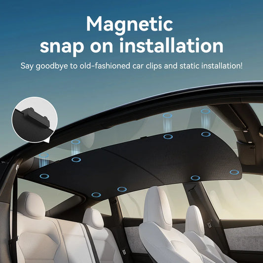 Graphene Honeycomb Sunshade Set for Tesla Model 3 Highland and Model Y Juniper 2025 2026