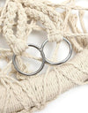Nordic Style Hammock Chair Tassels Dreamy Round Hanging Chair Cotton Rope Macrame Swing Chairs