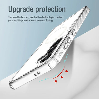 Nature Pro Case For Samsung Galaxy S24 Case Magnetic Ultra Thin Luxury Soft TPU Transparent Airbag Shockproof Back Cover