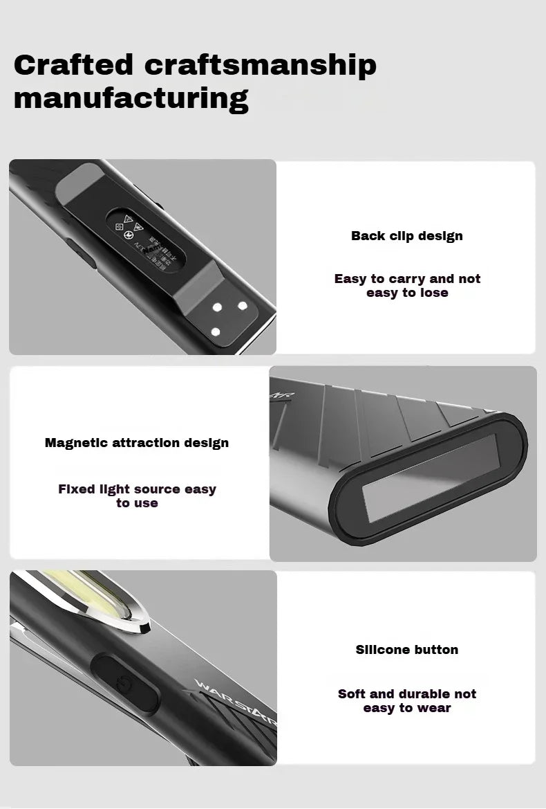 T7 LED Flashlight Rechargeable Mini Portable Torch Waterproof Outdoor Strong Light Lamp