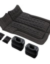 Portable Dual-Use Inflatable Bed For Car Travel Off-Road SUV Rear Seat Flocking Multi-Functional Comfortable Mattress