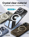Magnetic Case For iPhone 16 Pro Max Case Transparent Cover For iPhone 16 Wireless Charger Thin Magnet Cover Anti Yellow