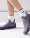 Silent Indoor Sports Shoes and Socks Gym Ultra Lightweight Shock Absorbent Breathable Anti Slip Soft Bottom Yoga