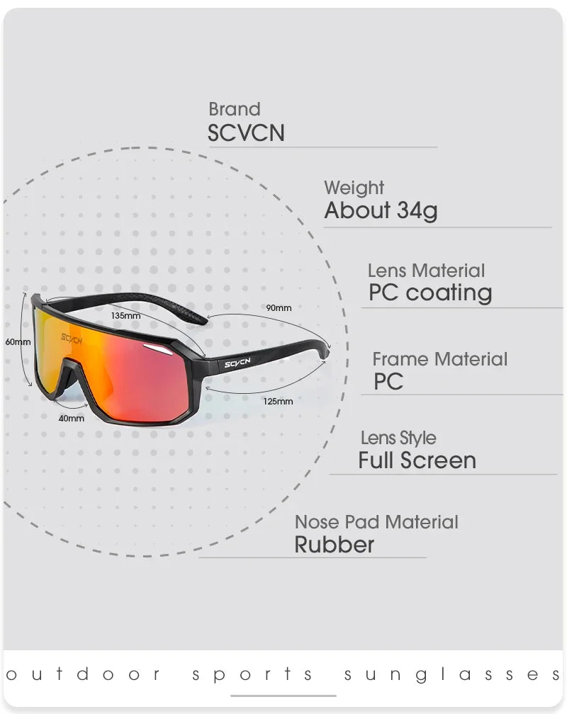 Cycling Glasses Men MTB Cycling Sunglasses Women Road Bike Glasses UV400 Bicycle Glasses Outdoor Sports Bicycle Eyewear