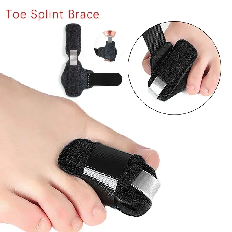 1/2Pcs Splint Toe Straightener Hammer Corrector Toe Brace Hammertoe Splint Toe Wrap Covers Broken Bunion Foot Care Tools