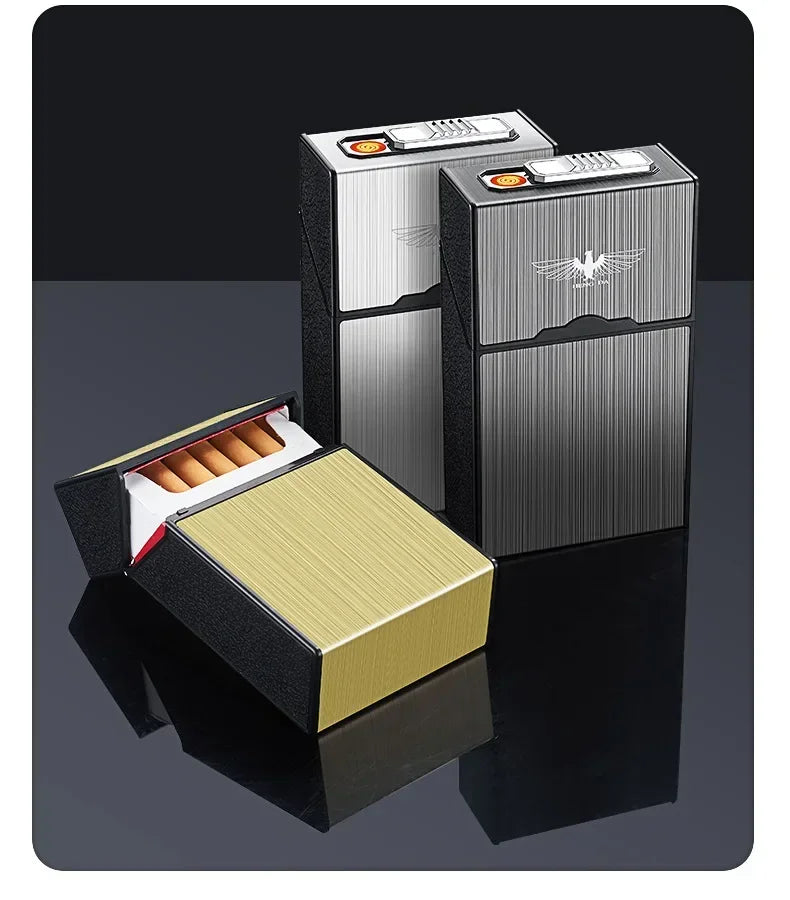 High-end Dial Watch Lighter Tungsten Wire Windproof Flameless Rechargeable USB Cigarette Lighter Gadget Men's Exquisite Gift