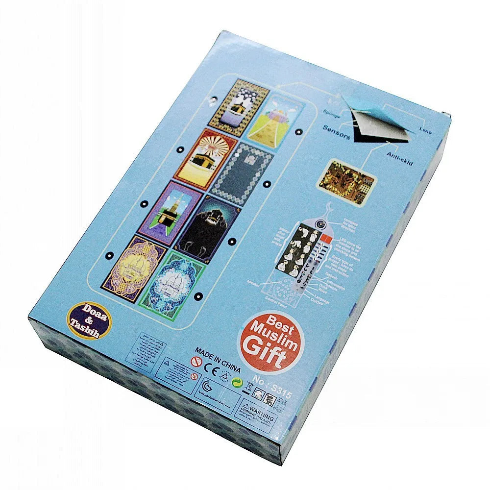 Smart Interactive Prayer Mat for Adults Reverts Learning Muslim Prayer Rug with 25 Touch Keys Padded Prayer Mat Layer