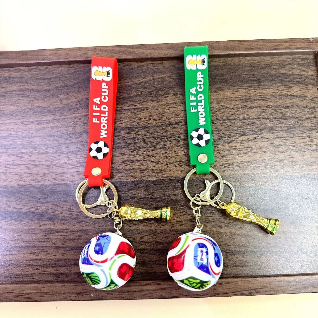 2026 Football Trophy Keychain Soccer Fan Collectible Bag Charm
