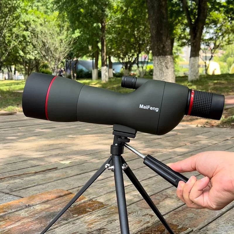 Telescopes Maifeng 20-60x70 Monocular ED Waterproof Straight Dual Focuing Spotting Scope for Bird Watching With Tripod BAK4