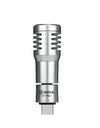 Omnidirectional Condenser Plug and Play Microphone Type-C Mini Mic for Android Smartphone Tablets Vlog Broadcast