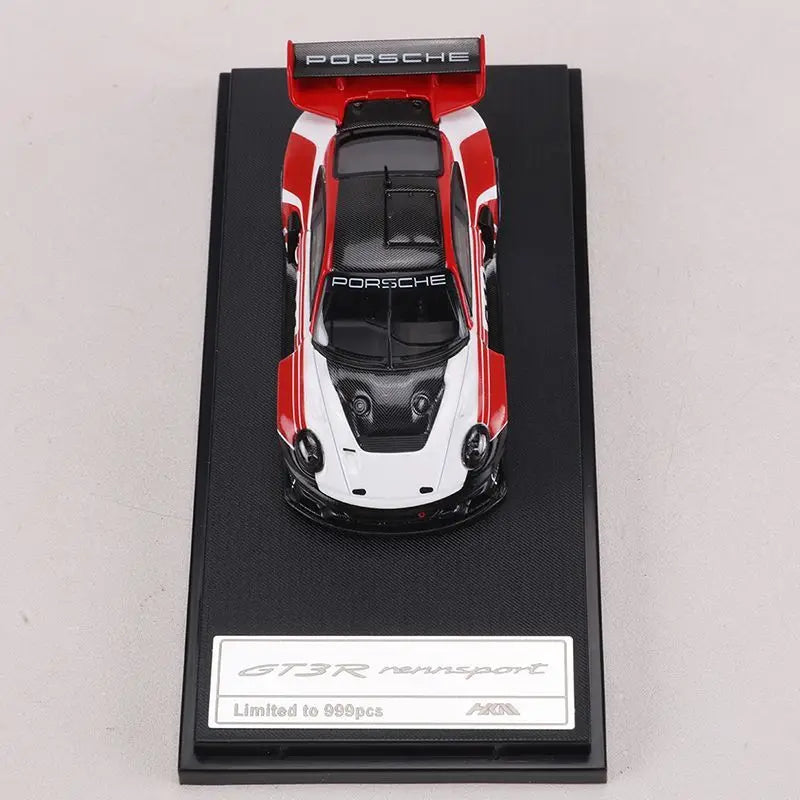 1 64 Scale 911 992 GT3 R Rennsport Diecast Model Car