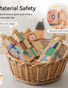 Baby Wooden Rotating Jigsaw Puzzle Hand bell Toy Baby Mobile Musical Rattle Toy Montessori Puzzle Game For Babies