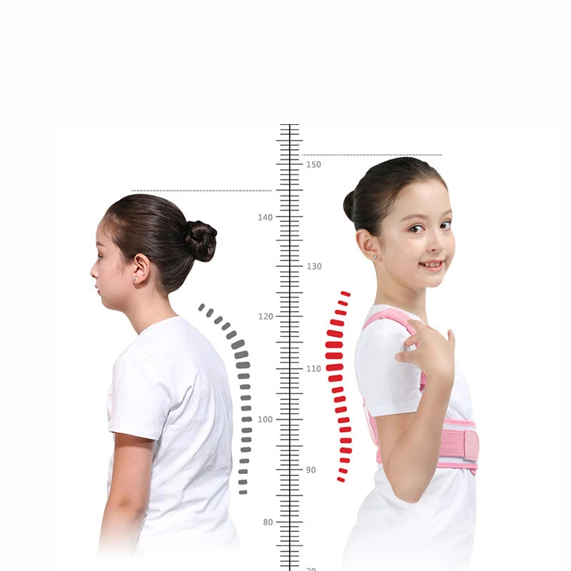 Adjustable Children Posture Corrector Back Support Belt Kids Orthopedic Corset For Kids Spine Back Lumbar Shoulder Braces Health