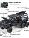 ﻿1:32 Dodge Tyrannosaurus Rex RAM 1500 TRX 6*6 Warlord Alloy Miniature Car Diecast Metal Scale Model Sound ＆ Light Toy Car