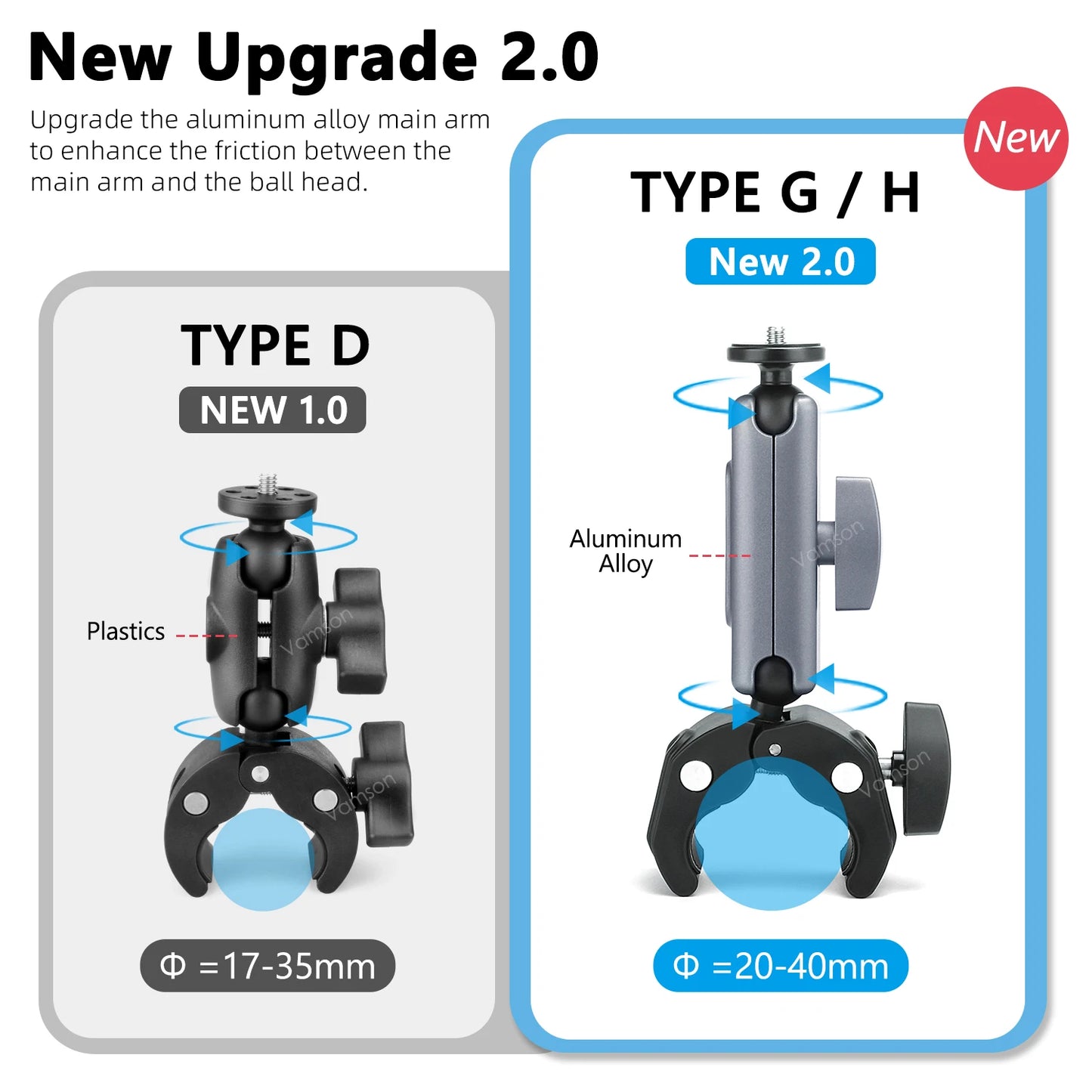 for GoPro 11 10 9 8 Motorcycle Accessories Holder Handlebar Mirror Mount Bike Bracket for DJI OSMO insta360 Action Camera