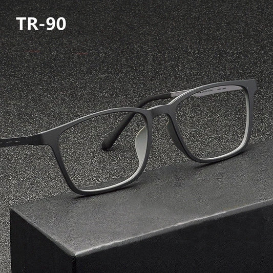 Rectangle Reading Glasses with Lightweight Frame and Blue Light Blocking Lenses
