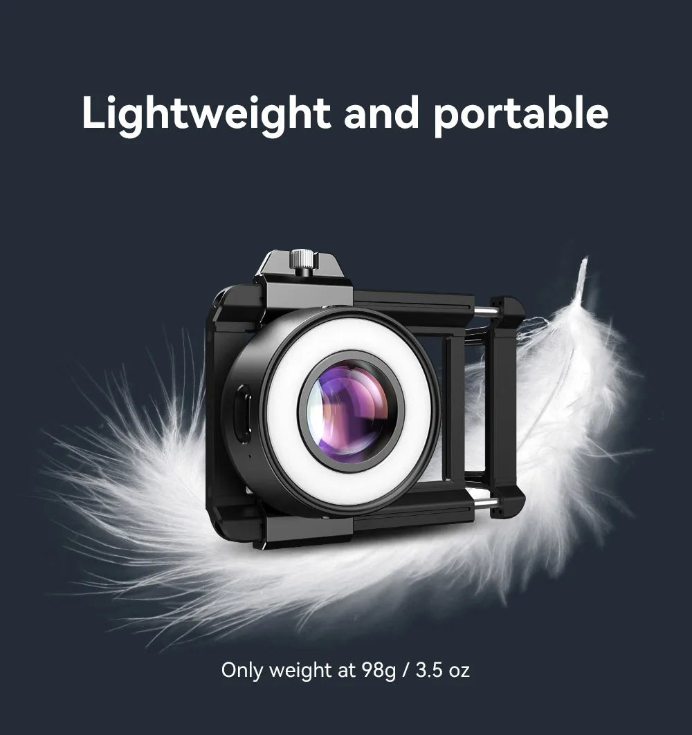 120X Jewelry Microscope Lens with LED and UV Light
