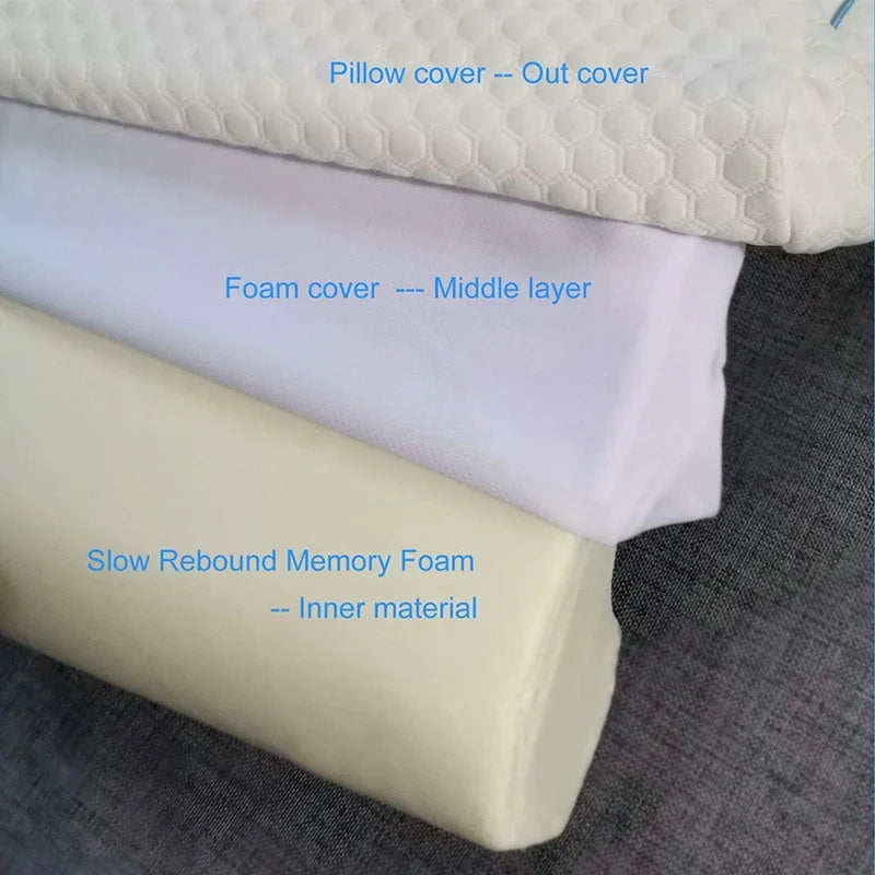 Left Arm Couple Pillow Orthopedic Memory Foam Protect Cervical Vertebra Release Arm Pain Pressure Pillow for Side Sleeper