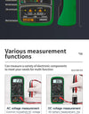 Digital Multimeter AC/DC Ammeter Volt Ohm Multimetre Tester Meter With Thermocouple LCD Backlight Portable