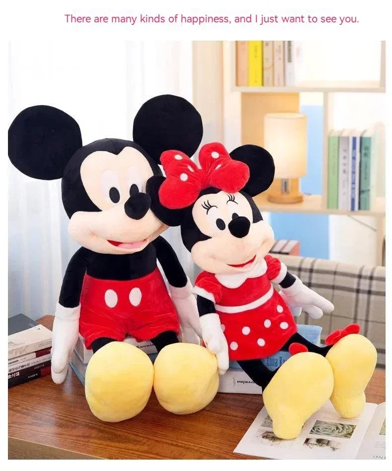 Cartoon Mouse Plush Doll Super Soft Crystal Velvet Pillow