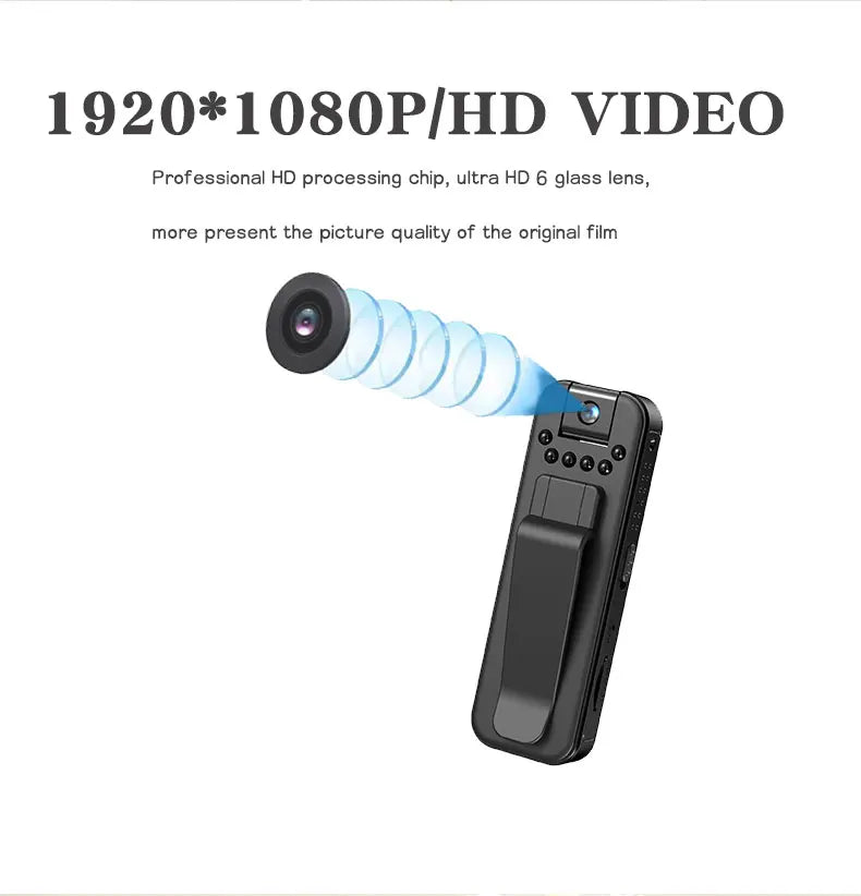 With Wifi Body Mini Camera Portable Small Digital Video Recorder  BodyCam Infrared Night Vision Miniature Camcorder