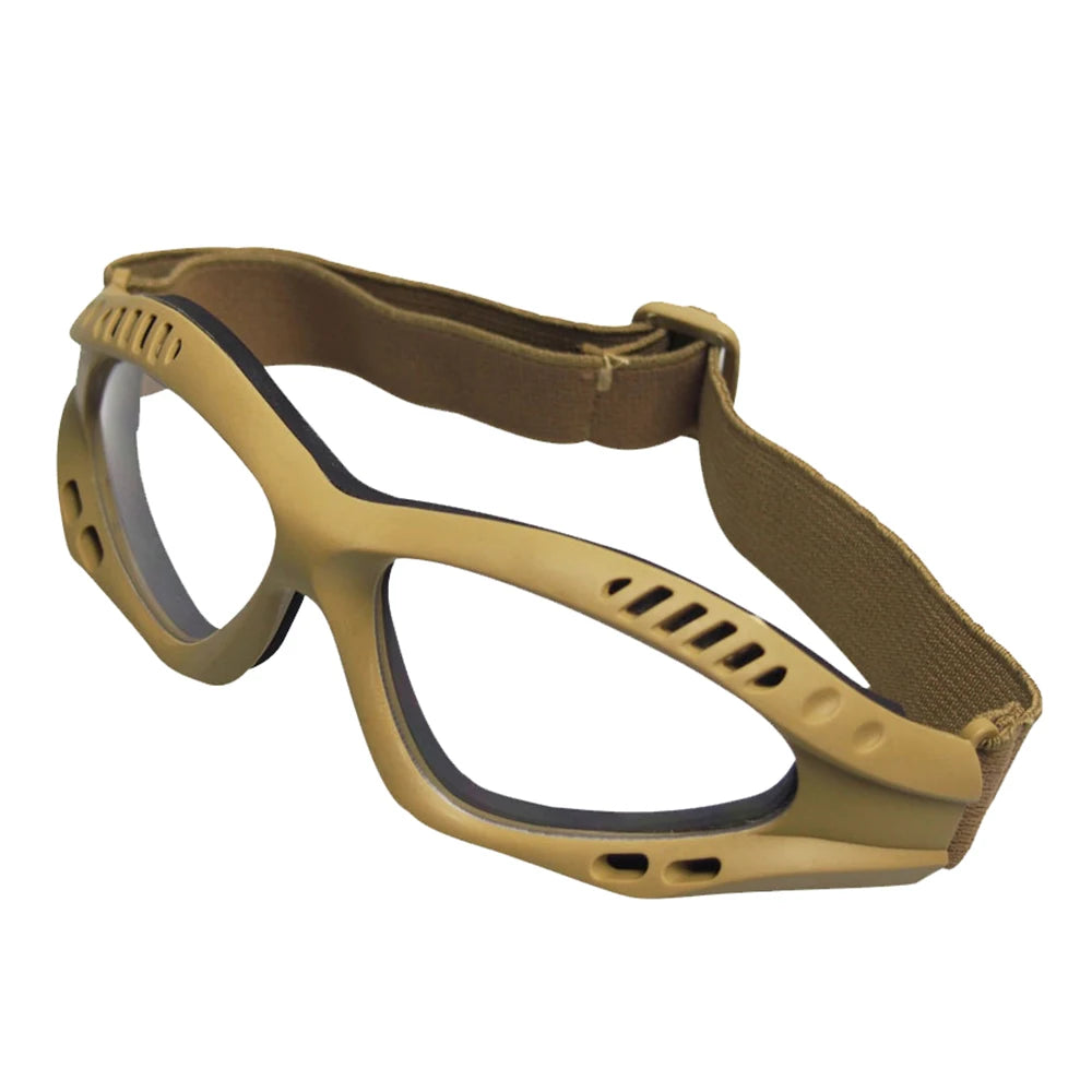 Outdoor Eye Protective Comfortable Airsoft Tactical Glasses Goggles Anti Fog With Metal Mesh/PC Len For Paintball Hunting