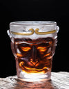 Sun Wukong Monkey Wine Glass 3d Whiskey Cup Short Drinking Liquor Glass Transparent Soju Brandy TeaCup Glassware For Wine Coffee