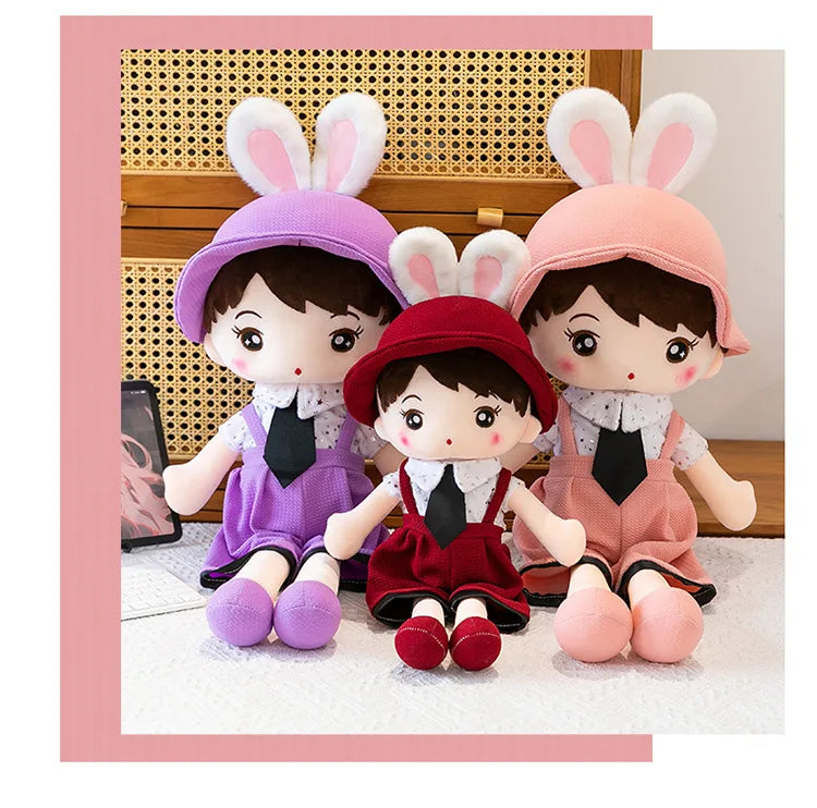 Cute Starry Sky Couple Design Plush Stuffed Doll Toy