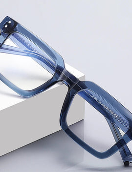 Men's Anti Blue Light Reading Glasses Brand Design Myopia Prescription Glasses Men Simple Optical Eyewear Glasses Frame