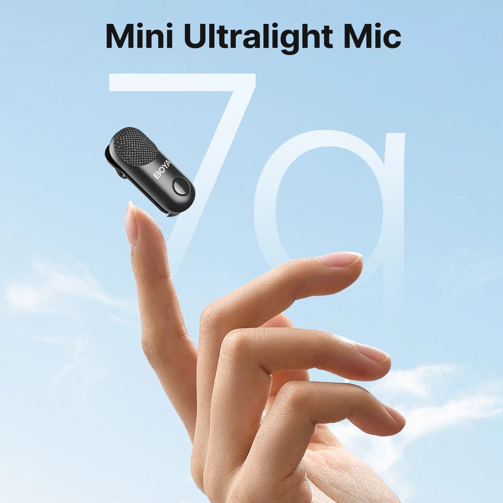 Magic Professional Wireless Lapel Microphone Shotgun/Desktop/Handheld Mic for iPhone Android Camera PC Video Recording