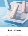 A solid color umbrella with a capsule box and a foldable umbrella for easy travel The umbrella is suitable for both sunny and r