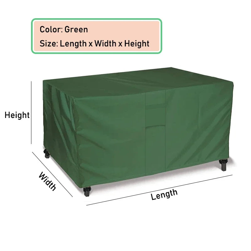 HEAVY DUTY Outdoor Garden Furniture Cover for Sofa Table Chair Patio Waterproof Wind-Proof Anti-UV Against Rain Snow
