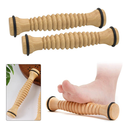 Wood Foot Massage Roller for Plantar Fasciitis Relief Deep Tissue Massage Tool Stress Relief Foot Massage Rpller Relieve Stress