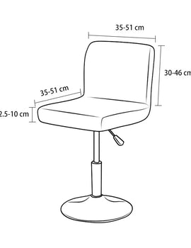 1PC Shiny Velvet Short Bar Chair Covers Stretch Back Bar Stool Covers Small Size Dining Barstool Slipcovers Party Banquet Decor