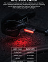 Bicycle Taillight Magnetic Install 400mAH Type-C IPX6 Waterproof  Smart Brake Sensing Rear Light MTB Road Cycling Light